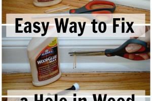 6 Simple DIY Techniques to Repair Cracks, Gaps, & Holes in Wood