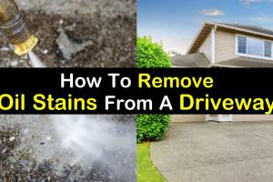 Effective Techniques for Removing Oil and Grease Stains from Your Driveway