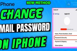 6 Simple Steps to Change Your Email Password on iPhone: A Comprehensive Guide