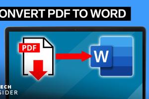 The Ultimate Guide to Converting PDF to Word: Best Options for PC & Mac