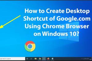 Effortless Guide to Creating Desktop Shortcuts for Google on Any Browser