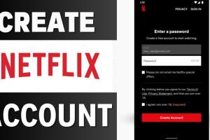Easy Steps to Create Your Netflix Account Today