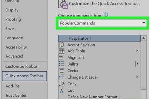 Mastering Microsoft Word: Customizing Quick Access and Ribbon Toolbars for Enhanced Productivity