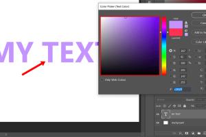 Transform Your Designs: 2 Simple Ways to Change Text Color in Photoshop