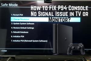 Fixing No Signal on PS4: HDMI and Resolution Solutions