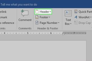 Mastering Headers in Microsoft Word: A Complete Guide