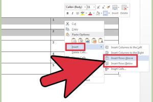 Mastering Microsoft Word: The Ultimate Guide to Adding Rows in Tables