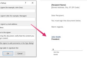 Mastering Digital Signatures: A Complete Guide to Adding One in MS Word