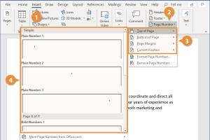 Mastering Page Numbers in Word: A Complete Guide to Page X of Y Formatting