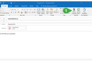 Mastering Outlook: How to Attach Large Files & Folders to Emails