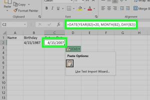 Mastering Age Calculation in Microsoft Excel: A Comprehensive Guide