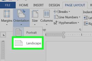 Mastering Landscape Orientation in Word: Change Page & Entire Document Easily
