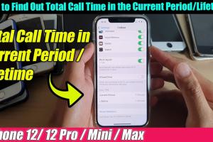 Ultimate Guide: How to Check Your Total Call Time on an iPhone
