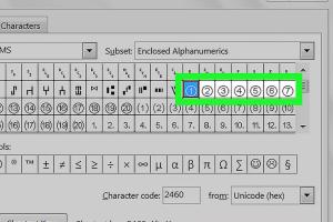 Mastering Microsoft Word: A Complete Guide to Circling Numbers