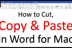 Mastering Copy and Paste in Word: The Ultimate Guide for PC & Mac Users