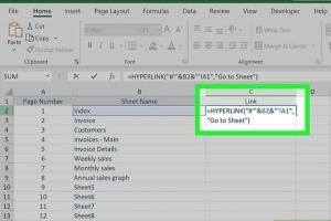 Mastering Excel: The Ultimate Guide to Creating an Index