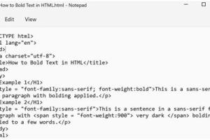 Create Bold Text with HTML: A Complete Guide for Beginners