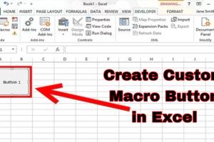 Mastering Excel: How to Create Custom Macro Buttons for Increased Productivity