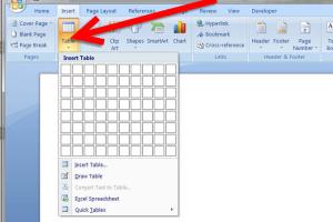 Mastering Microsoft Word: A Comprehensive Guide to Creating Simple Tables