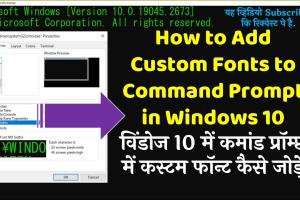 Mastering Font Customization in Windows Command Prompt: A Comprehensive Guide