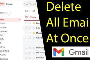 Ultimate Guide: How to Delete All Emails in Your Gmail Inbox at Once