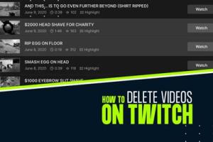 Complete Guide on How to Delete Twitch Videos: Web & Mobile