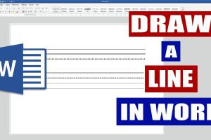 Mastering Lines in Microsoft Word: A Comprehensive Guide to Drawing Lines