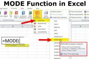 Mastering Mode in Excel: A Complete Guide to Single & Multiple Mode Functions