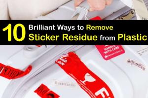 Effective Methods to Remove Sticky Glue Residue from Plastic Surfaces