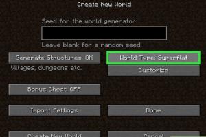 Mastering Minecraft: A Comprehensive Guide to Creating Superflat Terrain