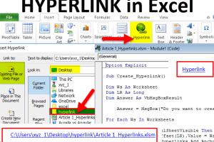 Mastering Hyperlinks in Microsoft Excel: A Comprehensive Guide