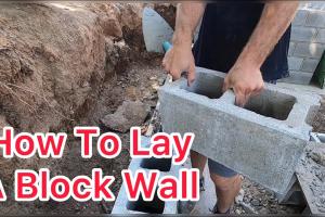 Mastering Block Wall Construction: Your Complete Guide to Laying Cement and Cinder Blocks