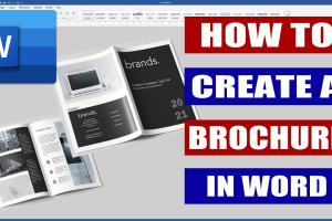 Mastering Brochure Design: A Comprehensive Guide to Creating Brochures on Microsoft Word