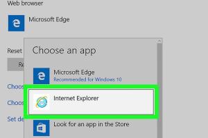How to Set Internet Explorer as Your Default Internet Browser: A Complete Guide