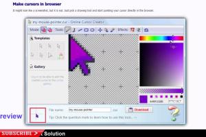 Customize Your Experience: How to Create a Unique Mouse Cursor on Windows