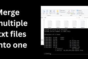 Mastering Text File Management: How to Merge Multiple Text Files with Command Prompt, Notepad, and More