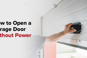 Ultimate Guide: How to Open a Garage Door Without Power