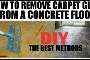 Ultimate Guide to Removing Carpet Glue from Concrete: Step-by-Step Techniques