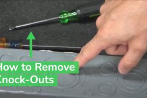 Mastering Electrical Work: The Ultimate Guide to Removing Knockouts from Electrical Boxes