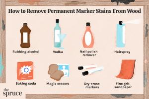 Effective Methods to Remove Marker Stains from Wood Surfaces