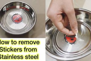 Ultimate Guide to Removing Stickers from Stainless Steel: Tips and Tricks