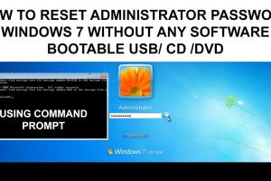 Ultimate Guide to Resetting Your Windows 7 Administrator Password