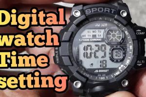 Mastering Your Timepiece: A Comprehensive Guide to Setting the Time and Date on a Digital Watch