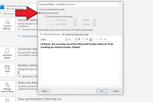 Mastering Outlook: A Complete Guide to Setting Up Out of Office Replies