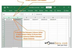 Mastering Microsoft Excel: How to Show Hidden Columns and Unhide Column A