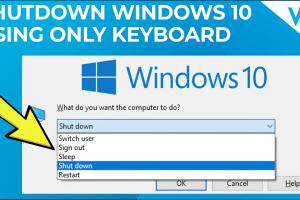 Ultimate Guide: How to Shut Down Windows 11, 10, 8, 7, Vista, and XP