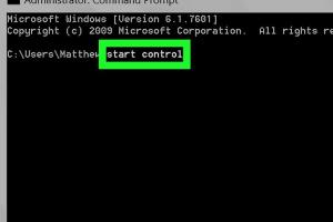 Unlocking Windows: A Comprehensive Guide on How to Start Control Panel from the Command Line