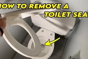 Complete Guide: How to Easily Remove a Toilet Seat Without Stress