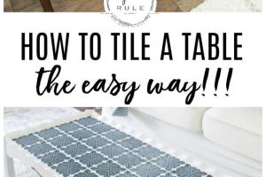 Transform Your Furniture: A Complete Guide on How to Tile a Table Top