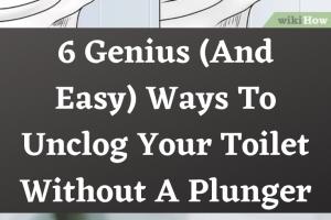 Ultimate Guide: How to Unclog a Toilet Without a Plunger